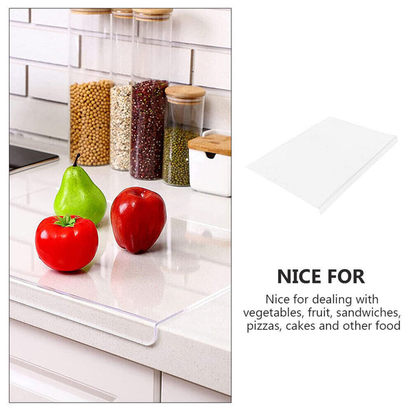 Clear Acrylic Chopping Board Counter Top Cutting Board Kitchen Accessories