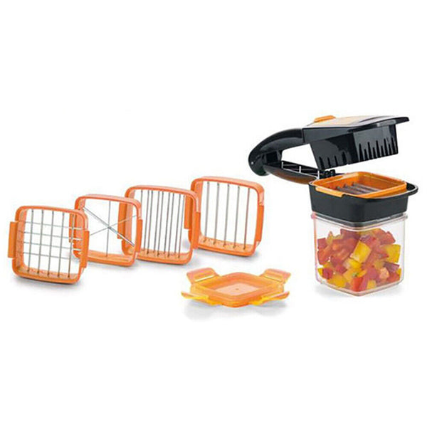 Nicer 5 In 1 Slicer Vegetable Dicer Quick Fruit Cutter Chopper Set Tools Food