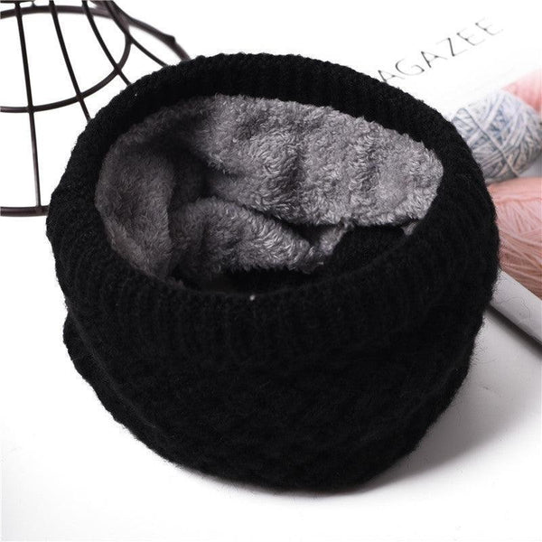 Winter Neck Warmer Tube Scarf Thermal Fleece Snood Unisex Knit Gaiter