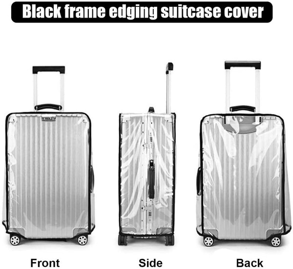 Transparent Waterproof PVC Travel Luggage Protector Suitcase Cover 20"-30" AU