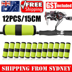 12PCS Fishing Lure Covers Bait Wraps Hook Protectors Rod Armour Storage Covers