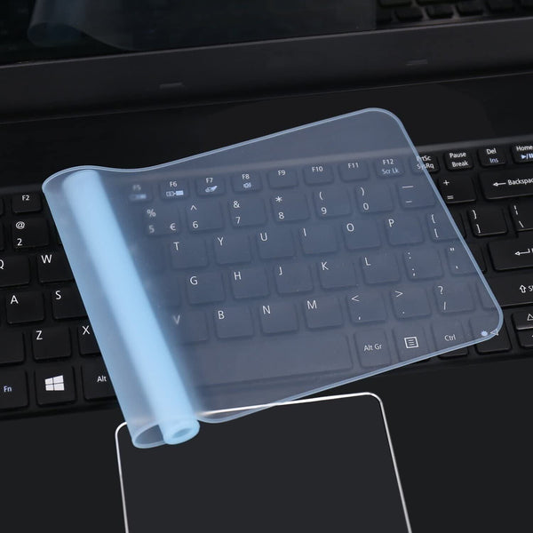 Transparent Silicone Laptop Keyboard Cover Universal Waterproof Dust Proof Clear