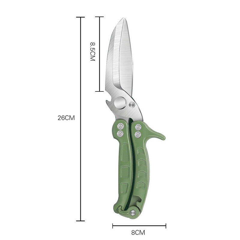 Monster Heavy Duty Kitchen Scissors Meat Fish Chicken Bone Shears Beer