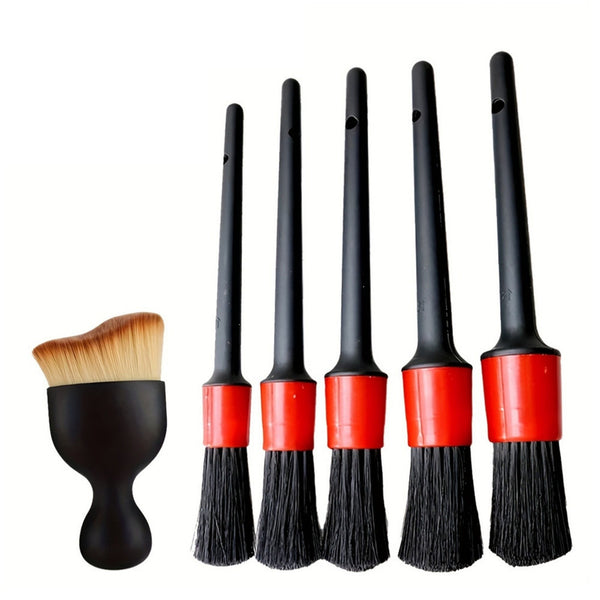 8PCS Car Detailing Brush Set Dashboard Air Vent Crevice Dust Cleaning Brushes