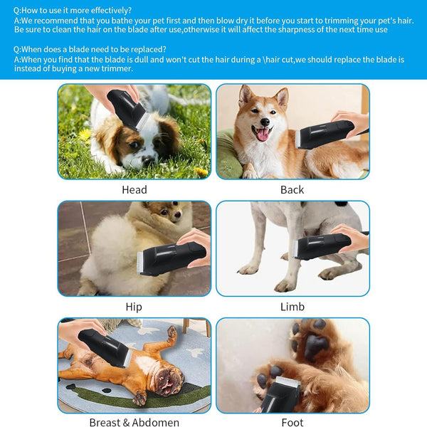 Grooming Clipper Blade for Andis,Oster A5,Wahl KM10Series Clipper Pet Detachabl