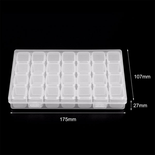 56Grids Storage Box Plastic Jewelry Organizer Case Container Bead Craft Portable