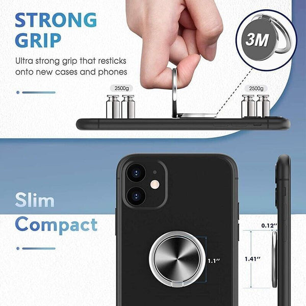iRing Phone Ring Holder Grip Stand Magnetic Car Mount for Smartphones