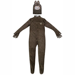 Labubu Costume Kids Pop Mart Jumpsuit & Hood Mask Boys Girls Book Week