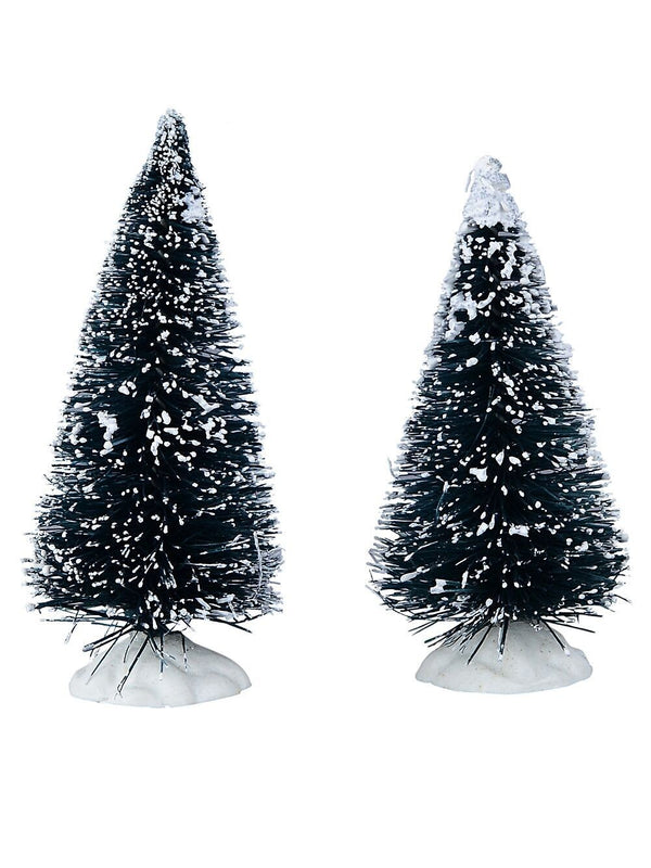 7x Santa & Family Park Village Scene | 10cm Tree