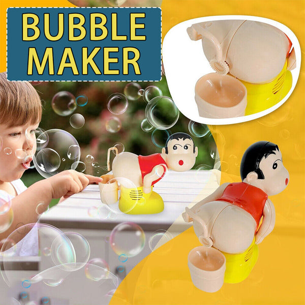 Bubble Maker Toy The Funny Music Automatic Fart Bubble Blower kids love Lights