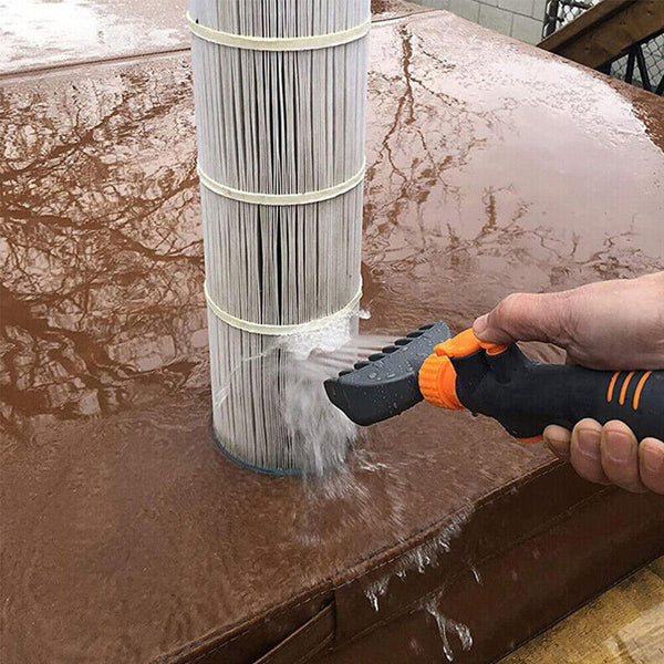 Handheld Water Wand Swimming Pool Filter Cartridge Cleaner Brush Remove Dirty