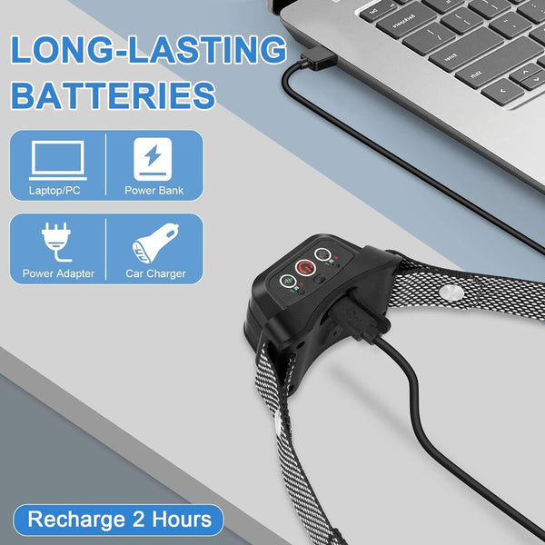 Anti Bark Dog Citronella Spray Collar Rechargeable Training No Barking Humane AU