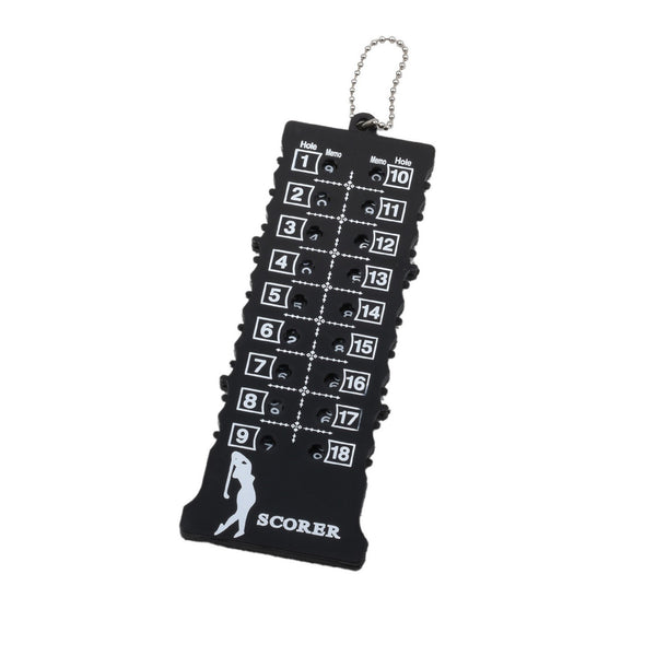 Golf Shot Count Score Counter Golf Accessories Golf 18 Hole Stroke Counter Black