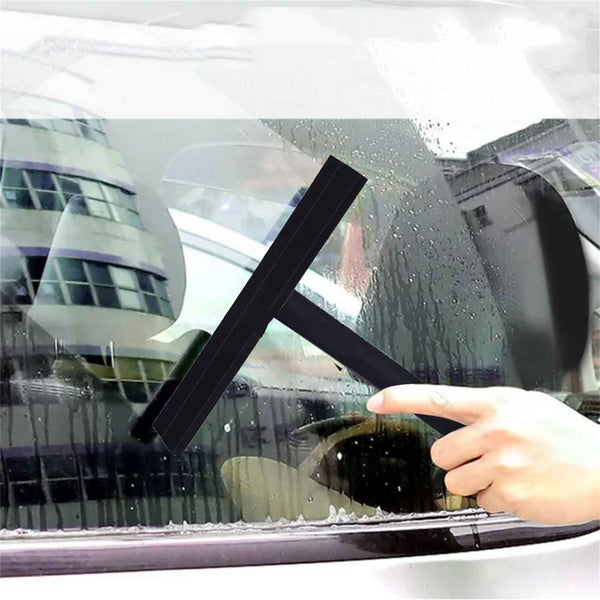Shower Squeegee Window Cleaner | Bathroom Glass Cleaning Scraper with Hanging Hook