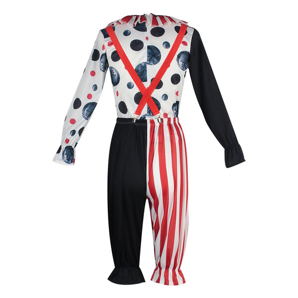 Creepy clown costume full product view