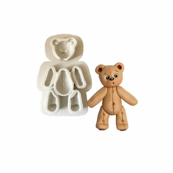 Chocolate Cake Decorating Bear Baking Mold Sugarcraft Mould Fondant 3D Silicone