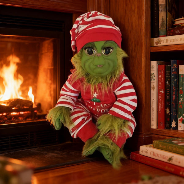 2026 Christmas Grinch Doll Baby Stuffed Plush Toy Xmas Kids Gift Home Decor AU