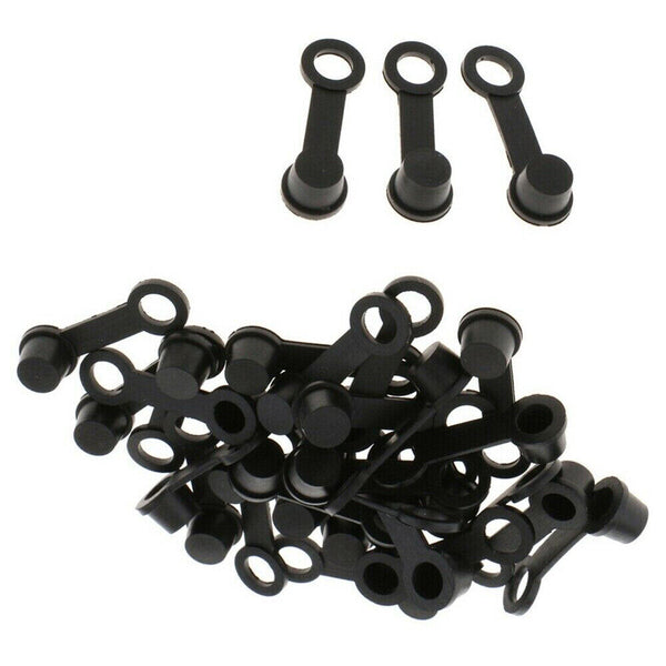 40pcs/set Brake Bleeder Screw Caps Grease Zerk Fitting Rubber Dust Cover Cap AU