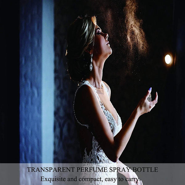 100PCS 3ml Plastic Perfume Bottle Atomizer Pump Spray Comestic Container Clear