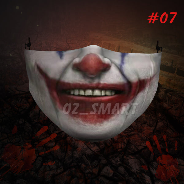 Funny scary face mask for cosplay and parties