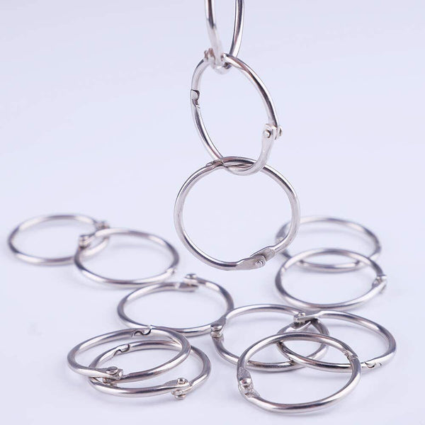 Hinged Rings Clips 25mm Binder Hinge Metal Scrapbooking Split Album AU