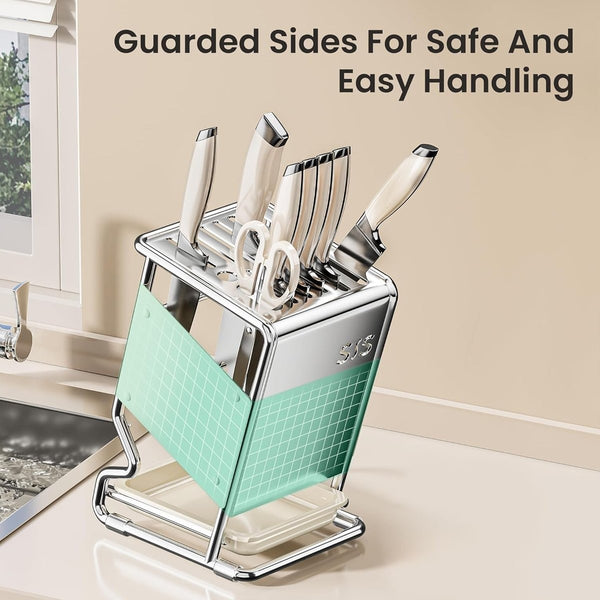 Knife And Chopstick Holder Knife Holder Knife Block Kitchen Knife Rack Premium