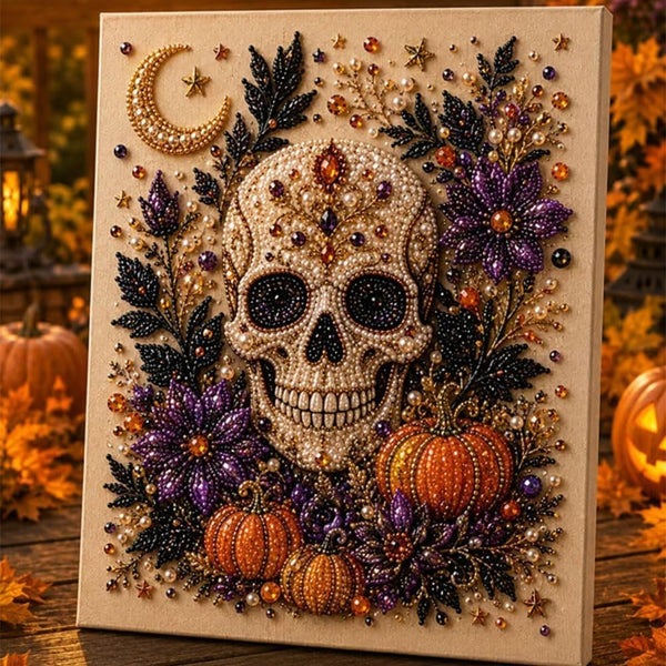 Halloween Ghost Pearl Art DIY Kit 3D Diamond Painting Craft Home Decor Gift
