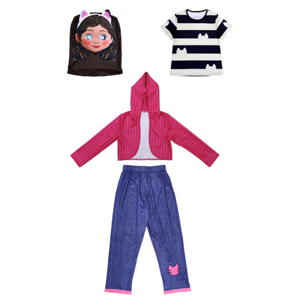 Gabby's Dollhouse costume trousers with elastic waistband detail