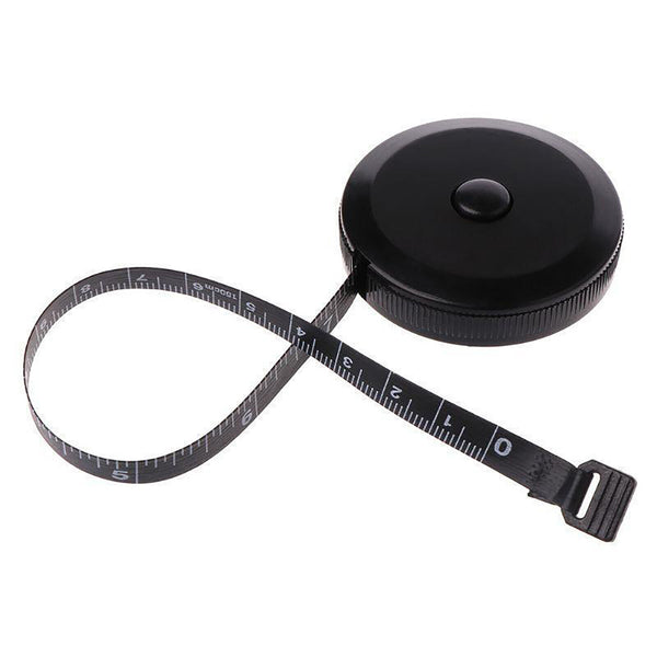 2X Soft Tape Measuring Range & 2X Black 1.5m Body Tailor Tape Ruler  Retractable