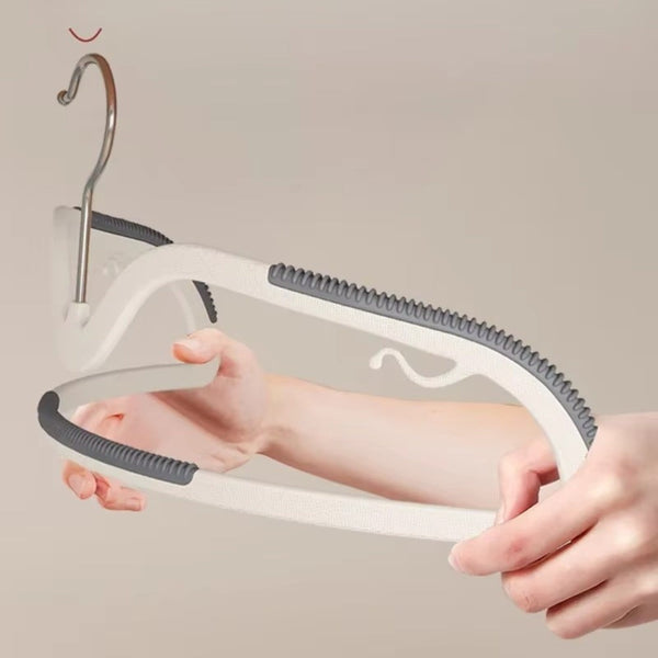 Non-Slip Velvet Clothes Hangers 20-Pack – Space-Saving Short Neck Hangers with 360° Swivel Hook