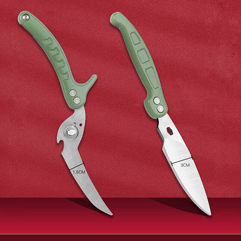 Monster Heavy Duty Kitchen Scissors Meat Fish Chicken Bone Shears Beer