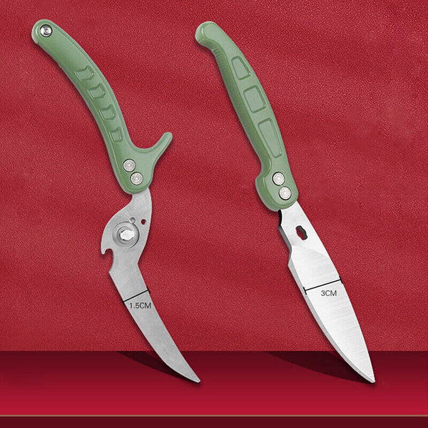 Monster Heavy Duty Kitchen Scissors Meat Fish Chicken Bone Shears Beer Opener