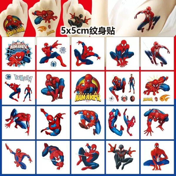 20PC Kids Temporary Tattoo Sticker Waterproof Cute Favour Funny Cartoon