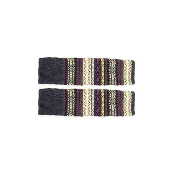 Women’s Winter Knit Leg Warmers – Soft Knee High Boot Socks