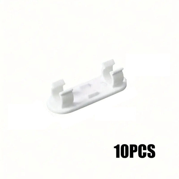 10X Plastic Cable Management Clip And Suitable For Home Office Organization  A