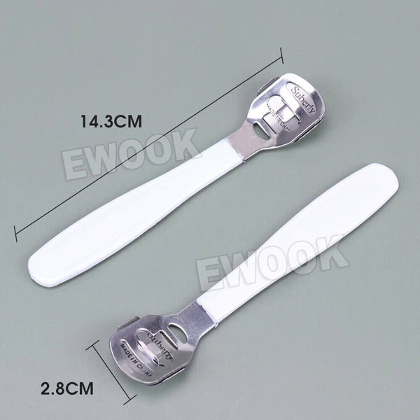 Foot File Hard Skin Remover Callus Shaver Corn Cutter Tool Pedicure + 20 Blades