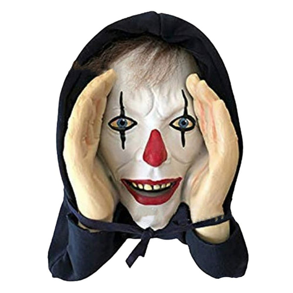 Scary Peeper Freak Halloween Decoration Clown Indoor and Outdoor Window Hanging