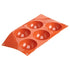 2PCS 5 Cavity Semi Sphere Silicone Mould Chocolate Bombe Dome Baking Mold