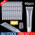 40pcs 8ml Empty Tubes Lip Gloss Balm Sunscreen Cream Clear Cosmetic Containers