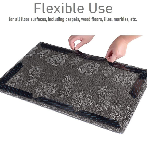 8PCS RUG GRIPPERS Non Slip Reusable Carpet Mat Gripper Anti Skid Washable Grip