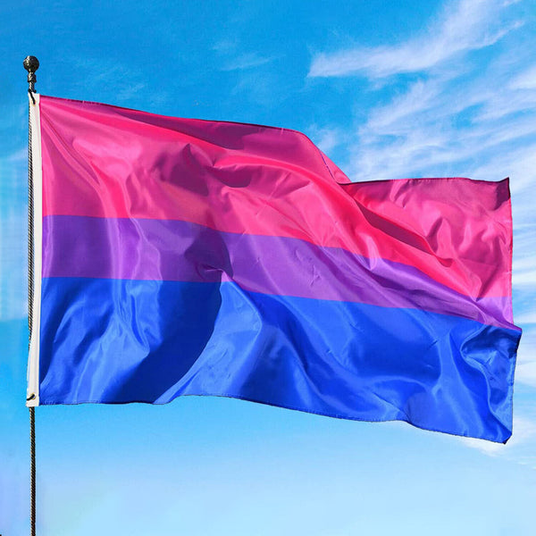 Bisexual LARGE Flag 150x90cm Bi Sexual Pride LGBT Lesbian Gay rainbow Mardi Gras