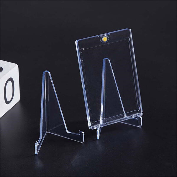 10pcs Card Stand Graded Cards Display Stand Coins Small Box Paper Clip Holder AU