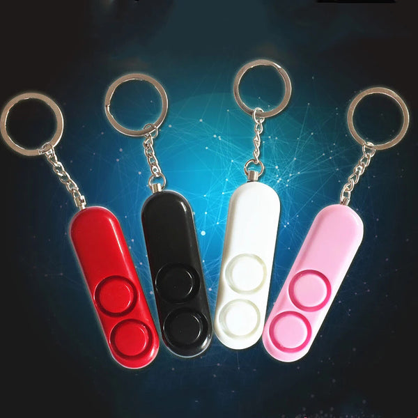 120db Personal Alarm Safety Keychain Panic Security Emergency Torch Keyring AU