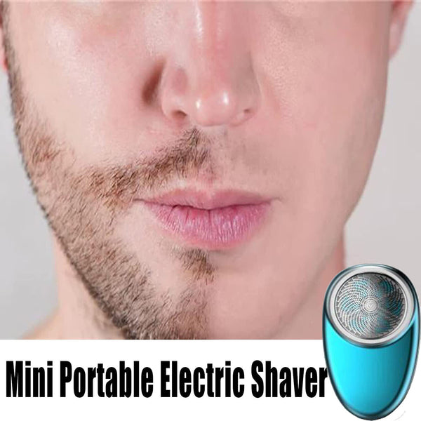 Mini Shave Electric Shaver Portable LCD Rechargeable Pocket Razor For Men