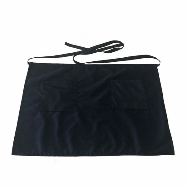1pc Half Short Apron Waist Apron Pocket Cafe Chef Waiter Waitress Barista Bar AU