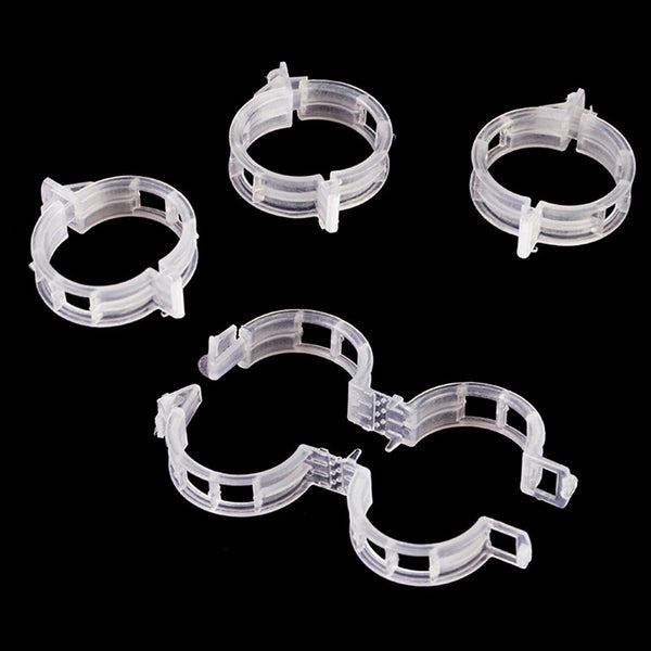 200PCS Tomato Greenhouse Ties Veggie Plant Support Clips Garden trellis Stake AU