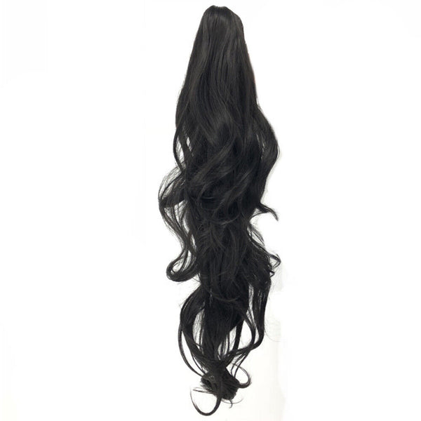 Tail  Hair Pony Thick In Ponytail  Hair Extensions Clip On Human Piece Claw As