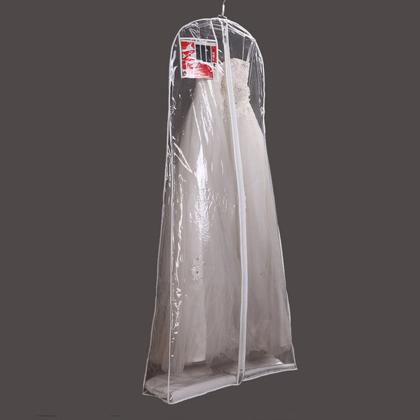Bag Dustproof Clear Garment Cover Clothes Dress Suit Clothes Coat Protector PVC