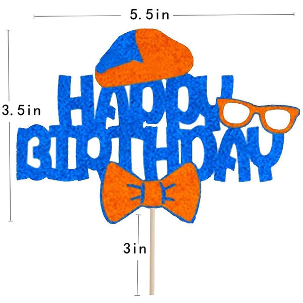 Blippi Party Supplies Tableware Kids Birthday Banner Topper Balloon Plate Bag