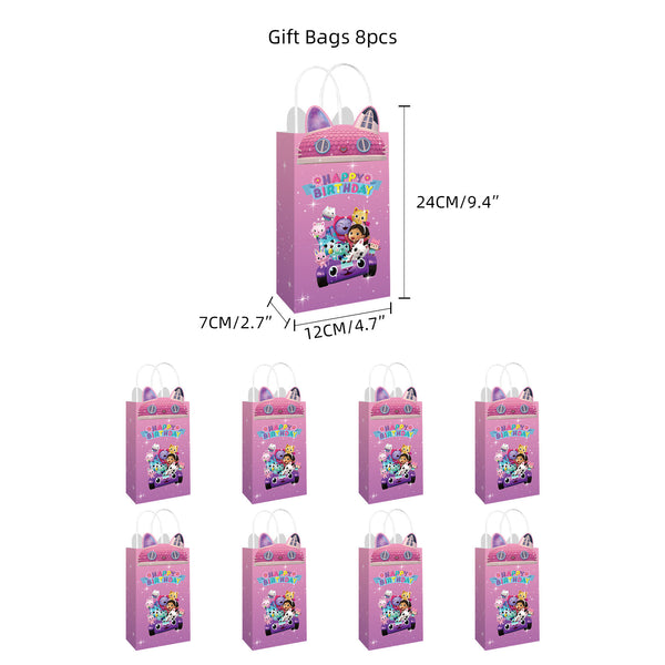 Gabby's Party Tableware Party Supplies Girls Birthday Banner Topper Balloon